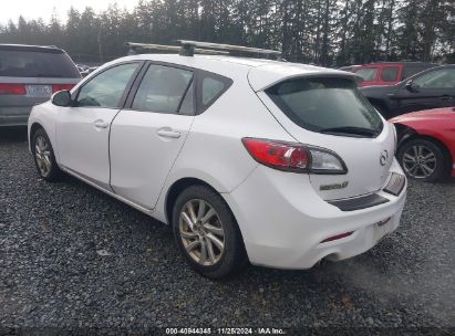 2012 MAZDA MAZDA3 I TOURING White  Gasoline JM1BL1L87C1540371 photo #4