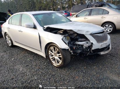 2012 HYUNDAI GENESIS 4.6 White  Gasoline KMHGC4DF4CU163867 photo #1