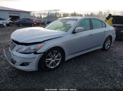 2012 HYUNDAI GENESIS 4.6 White  Gasoline KMHGC4DF4CU163867 photo #3