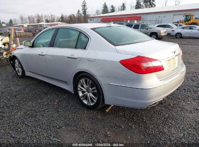 2012 HYUNDAI GENESIS 4.6 White  Gasoline KMHGC4DF4CU163867 photo #4