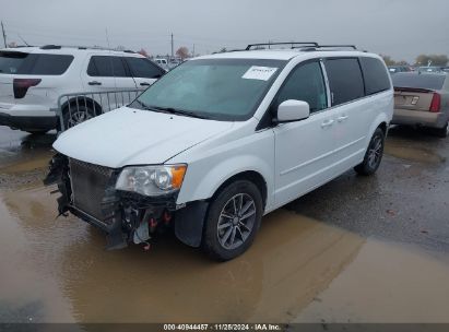 2017 DODGE GRAND CARAVAN SXT White  Flexible Fuel 2C4RDGCG7HR671275 photo #3