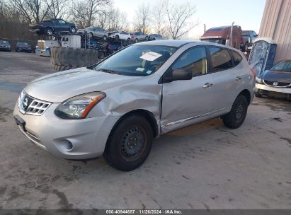 2014 NISSAN ROGUE SELECT S Silver  Gasoline JN8AS5MV1EW700605 photo #3