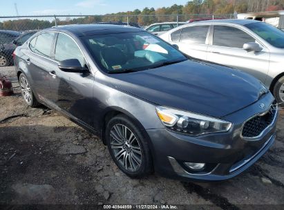 2015 KIA CADENZA PREMIUM Gray  Gasoline KNALN4D77F5173830 photo #1