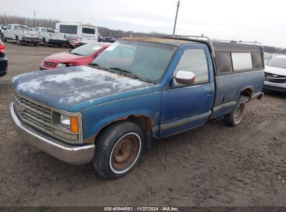 1988 CHEVROLET GMT-400 C1500 Blue  Gasoline 1GCDC14ZXJE192653 photo #3