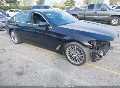 2019 BMW 530I Black  Gasoline WBAJA5C5XKWW00172 photo #1