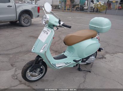 2023 VESPA PRIMAVERA/SPRINT 150 Teal  Gasoline ZAPM818G3P5911484 photo #3