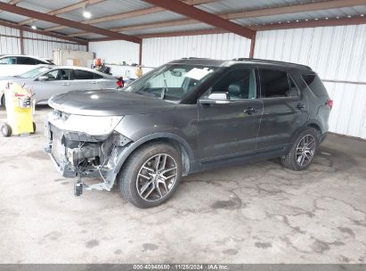 2017 FORD EXPLORER SPORT Gray  Gasoline 1FM5K8GT0HGD90711 photo #3