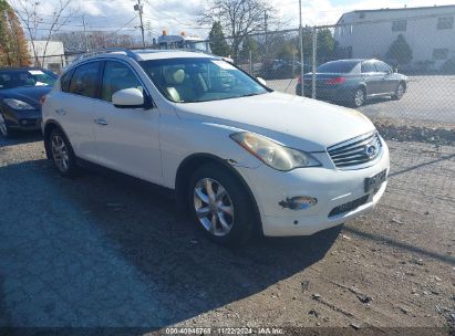 2010 INFINITI EX35 JOURNEY White  Gasoline JN1AJ0HR7AM754241 photo #1