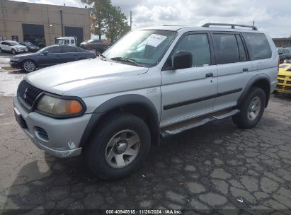 2002 MITSUBISHI MONTERO SPORT ES/LS Silver  Gasoline JA4MT21H12J051295 photo #3