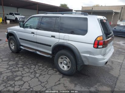 2002 MITSUBISHI MONTERO SPORT ES/LS Silver  Gasoline JA4MT21H12J051295 photo #4