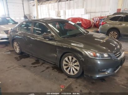 2014 HONDA ACCORD EX-L Green  Gasoline 1HGCR2F88EA222851 photo #1