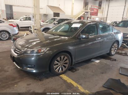 2014 HONDA ACCORD EX-L Green  Gasoline 1HGCR2F88EA222851 photo #3