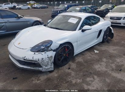 2018 PORSCHE 718 CAYMAN GTS White  Gasoline WP0AB2A85JS278512 photo #3