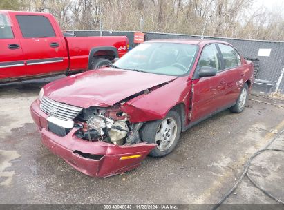 2005 CHEVROLET CLASSIC Burgundy  Gasoline 1G1ND52F45M251766 photo #3