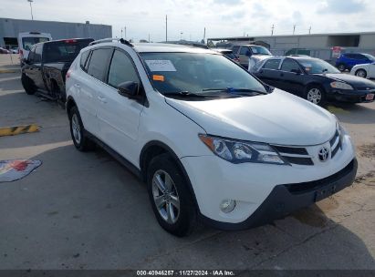 2015 TOYOTA RAV4 XLE White  Gasoline 2T3WFREV4FW204242 photo #1