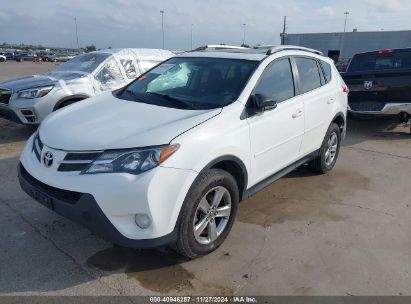 2015 TOYOTA RAV4 XLE White  Gasoline 2T3WFREV4FW204242 photo #3