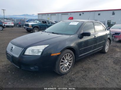 2009 MERCURY MILAN V6 PREMIER Black  Gasoline 3MEHM08139R610846 photo #3