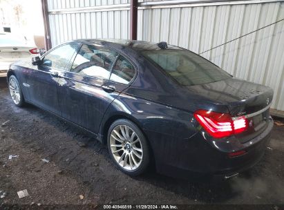 2013 BMW 750LI XDRIVE Blue  Gasoline WBAYF8C5XDD141368 photo #4