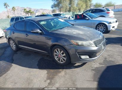 2015 KIA OPTIMA LX Gray  Gasoline 5XXGM4A78FG470483 photo #1