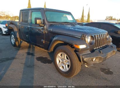 2020 JEEP GLADIATOR SPORT S 4X4 Gray  Gasoline 1C6HJTAG4LL208194 photo #1