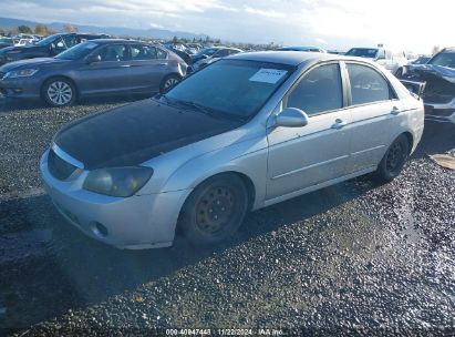 2004 KIA SPECTRA EX/LX Silver  Gasoline KNAFE121445033063 photo #3