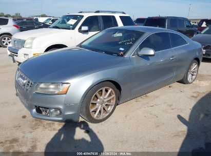 2010 AUDI A5 2.0T PREMIUM Gray  Gasoline WAULFAFR0AA010673 photo #3