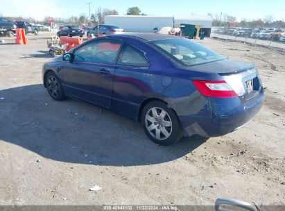 2007 HONDA CIVIC LX Blue  Gasoline 2HGFG11667H567934 photo #4