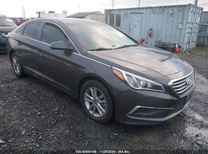 2016 HYUNDAI SONATA SE Gray  Gasoline 5NPE24AF0GH275116 photo #1