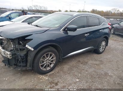 2018 NISSAN MURANO SL Blue  Gasoline 5N1AZ2MG6JN175981 photo #3