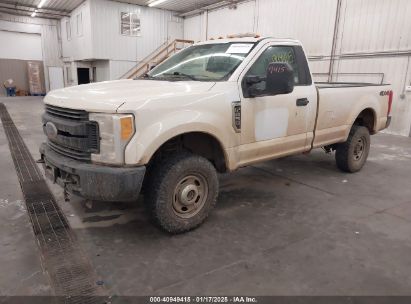 2017 FORD F-250 XL White  Gasoline 1FTBF2B60HED72098 photo #3