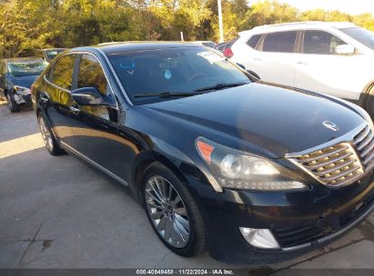 2014 HYUNDAI EQUUS SIGNATURE Blue  Gasoline KMHGH4JH2EU076575 photo #1