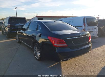 2014 HYUNDAI EQUUS SIGNATURE Blue  Gasoline KMHGH4JH2EU076575 photo #4