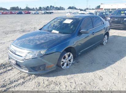 2012 FORD FUSION SE Light Blue  Gasoline 3FAHP0HA4CR388453 photo #3