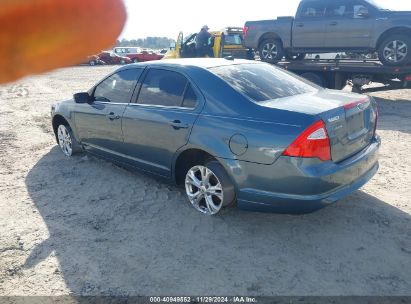 2012 FORD FUSION SE Light Blue  Gasoline 3FAHP0HA4CR388453 photo #4