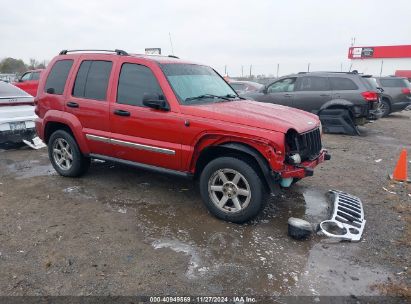 2007 JEEP LIBERTY LIMITED EDITION Red  Gasoline 1J4GL58K07W626934 photo #1