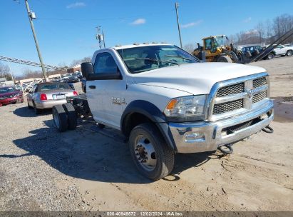 2018 RAM 5500 CHASSIS TRADESMAN/SLT White  Diesel 3C7WRNBL3JG110495 photo #1