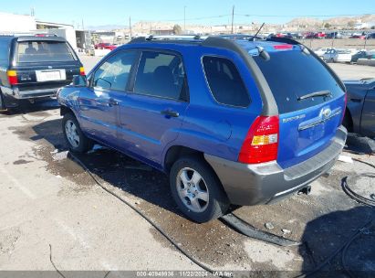 2008 KIA SPORTAGE LX Blue  Gasoline KNDJF724687521741 photo #4