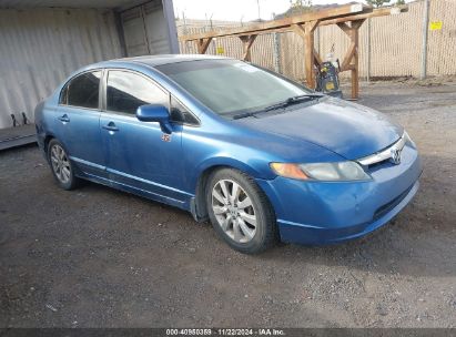 2006 HONDA CIVIC LX Blue  Gasoline 1HGFA16506L070154 photo #1