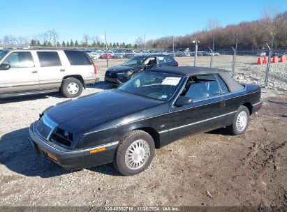 1991 CHRYSLER LEBARON LX Black  Gasoline 1C3XJ5539MG160777 photo #3