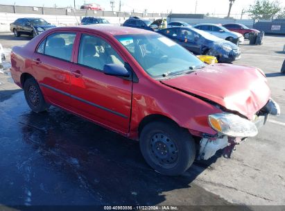 2005 TOYOTA COROLLA CE Red  Gasoline 1NXBR32E15Z469666 photo #1