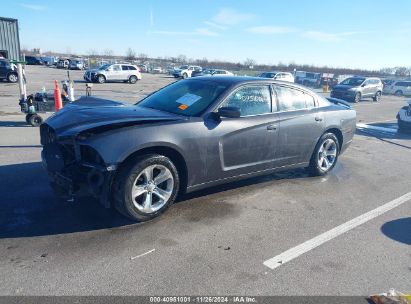 2014 DODGE CHARGER SE Gray  Flexible Fuel 2C3CDXBG1EH106971 photo #3