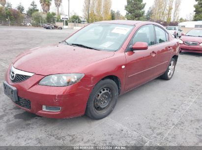 2009 MAZDA MAZDA3 I SPORT Maroon  Gasoline JM1BK32F591238617 photo #3