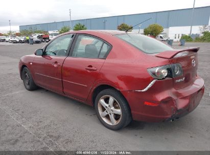 2009 MAZDA MAZDA3 I SPORT Maroon  Gasoline JM1BK32F591238617 photo #4