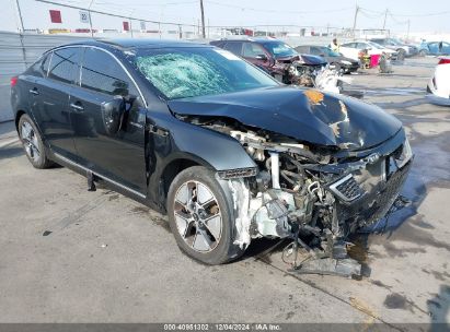 2013 KIA OPTIMA HYBRID EX Black  Hybrid KNAGM4AD4D5053575 photo #1