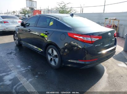 2013 KIA OPTIMA HYBRID EX Black  Hybrid KNAGM4AD4D5053575 photo #4