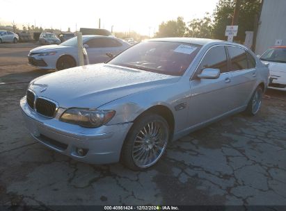 2008 BMW 750LI Silver  Gasoline WBAHN83538DT81418 photo #3