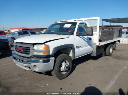 2003 GMC SIERRA 3500 CHASSIS White  Diesel 1GDJC34143E245337 photo #3