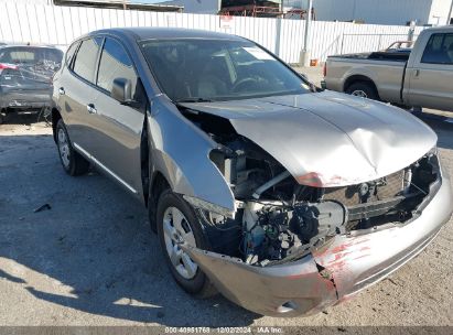 2014 NISSAN ROGUE SELECT S Gray  Gasoline JN8AS5MT1EW605525 photo #1