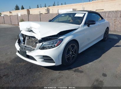 2021 MERCEDES-BENZ C 300 CABRIOLET White  Gasoline W1KWK8DB4MG089282 photo #3