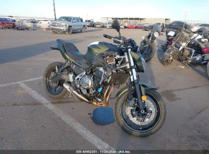 2018 KAWASAKI ER650 G Green  Gasoline JKAEREG10JDA02247 photo #1